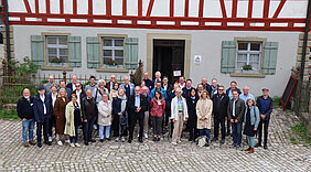 Gruppenfoto im Fränkischen Freilandmuseum