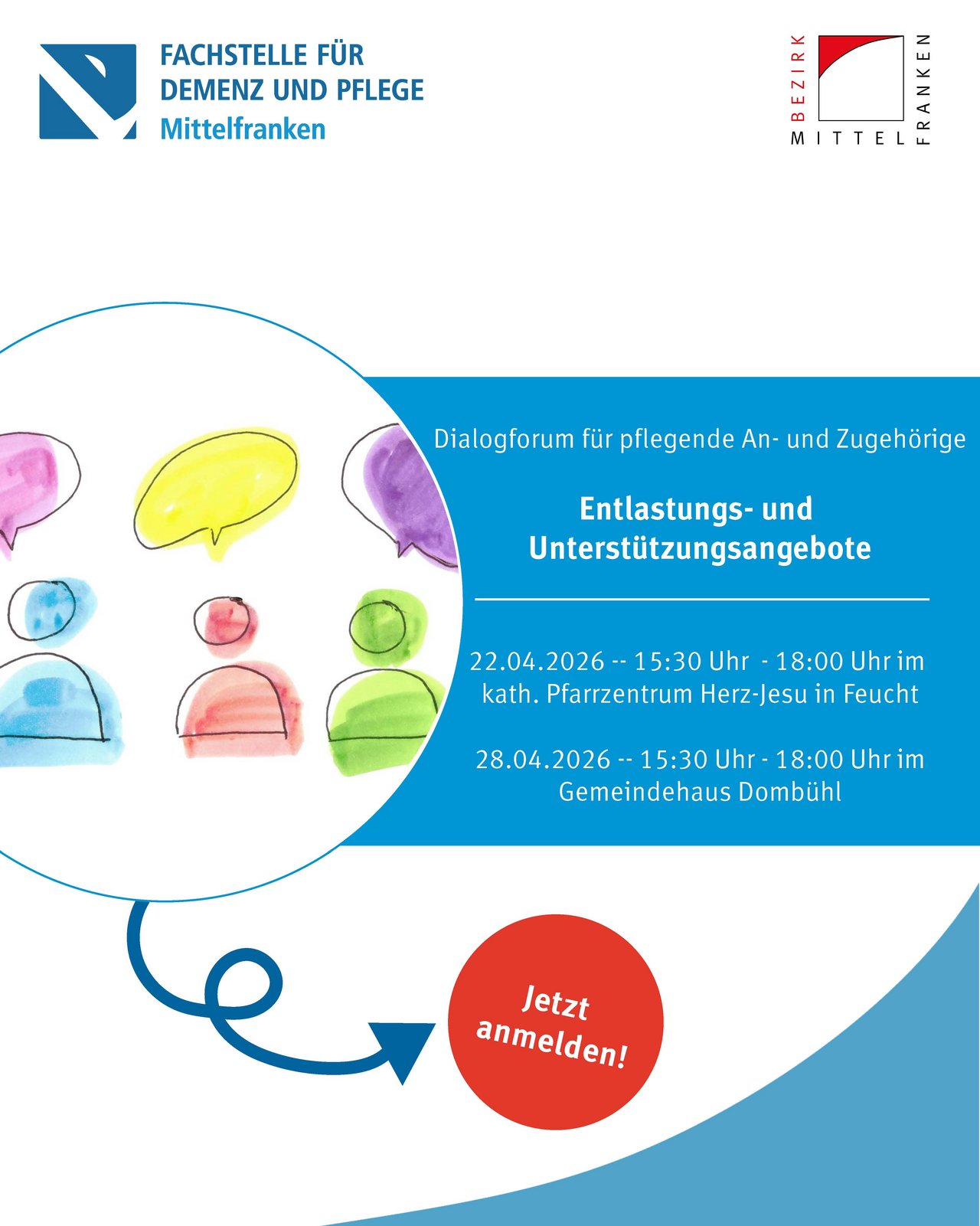 Flyer der Dialogforen