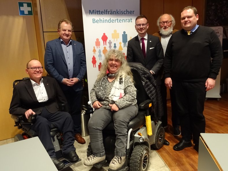 Gruppenfoto des mittelfränkischen Behindertenrats