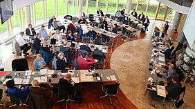 Tagung der BAG HKV im Bezirksrathaus, Saal Mittelfranken.