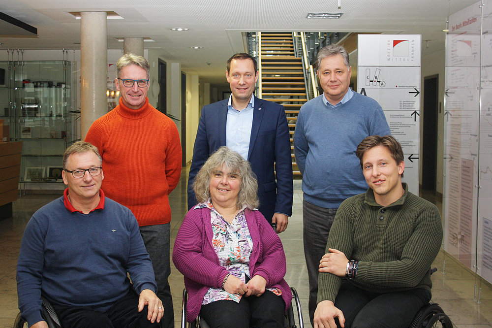 Der Vorstand des Mittelfränkischen Behindertenrats