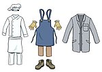 Symbolbild: Typische Kleidung zum Arbeiten