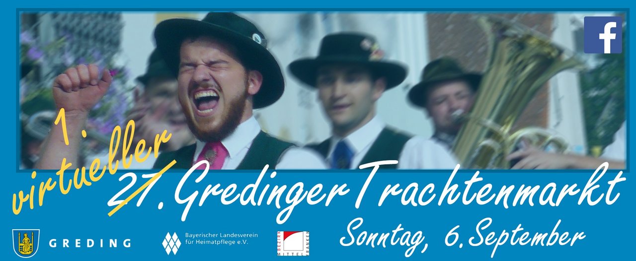 Titelbild des 1. Virtuellen Gredinger Trachtenmarkts