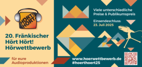 Plakat des Hört! Hört! Hörwettbewerbs.