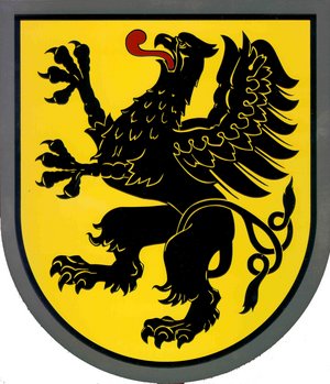 Das Wappen der Woiwodschaft Pommern