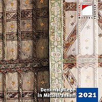 Titelseite des Bildbands "Denkmalpflege in Mittelfranken 2021"