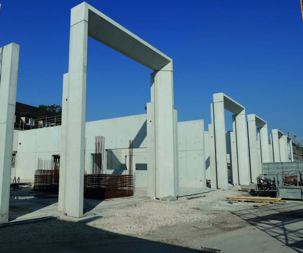 Der bisherige Stand des Rohbaus