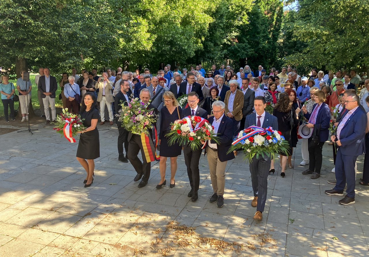 Kranzniederlegung in Brünn