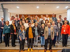 Viele Jahrzehnte beim Bezirk Mittelfranken