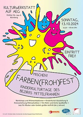 Flyer zum FARBEN(FROH)FEST