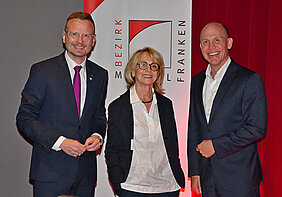Gruppenbild von Peter Daniel Forster, Gisela Schneeberger und Thomas Zehmeister.
