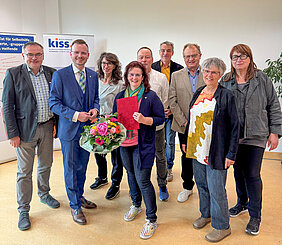 Gruppenbild von der Ehrenbriefverleihung.