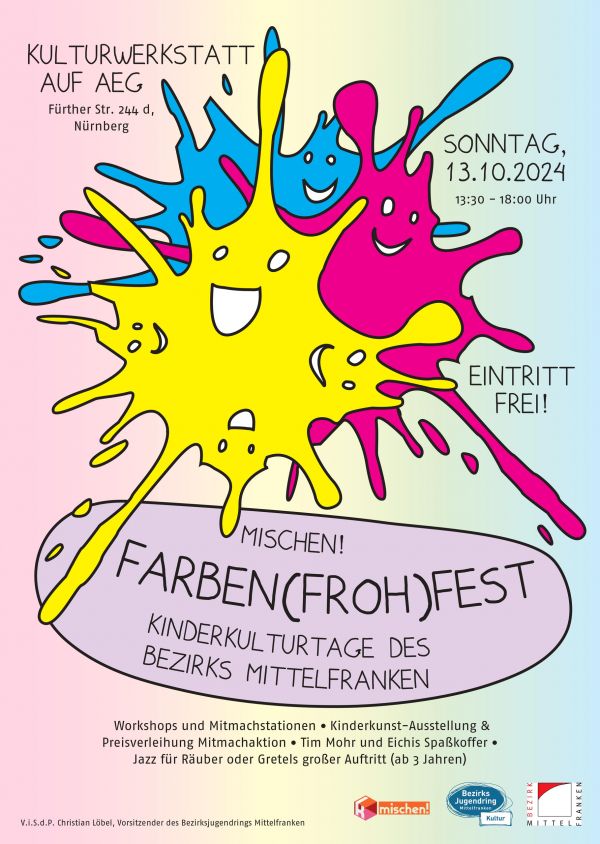 Flyer zum FARBEN(FROH)FEST